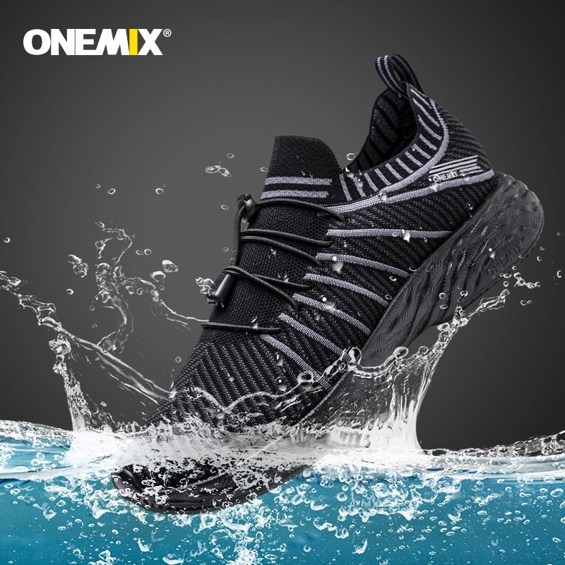 onemix shoes waterproof black shoes onemix-1565e